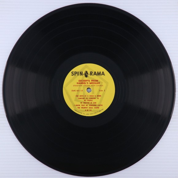 Stradivari Strings Excerpts From The Messiah 1960 LP Record 12" Spin-O XMK 4011 - Picture 13 of 16